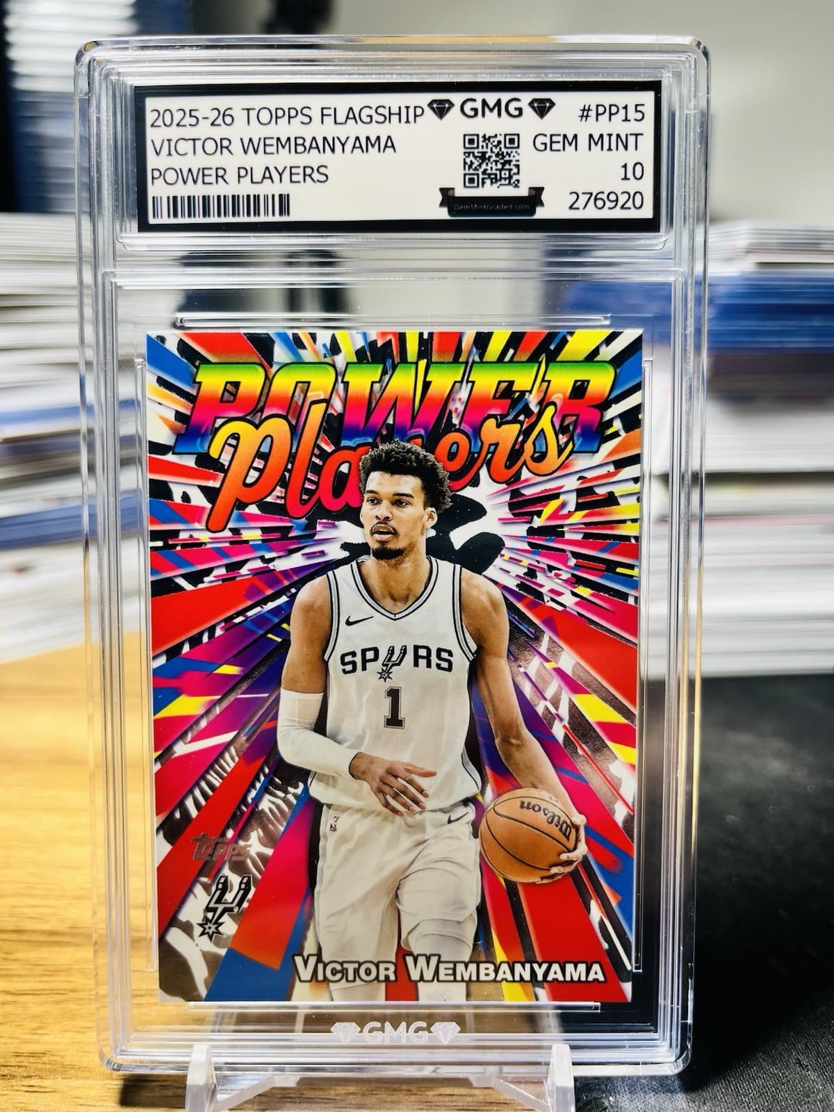2025-26 Topps Basketball Victor Wembanyama Power Players GMG 10